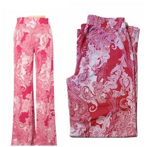 IMAN Global Chic Resort Palazzo Pant Paisley   Size L